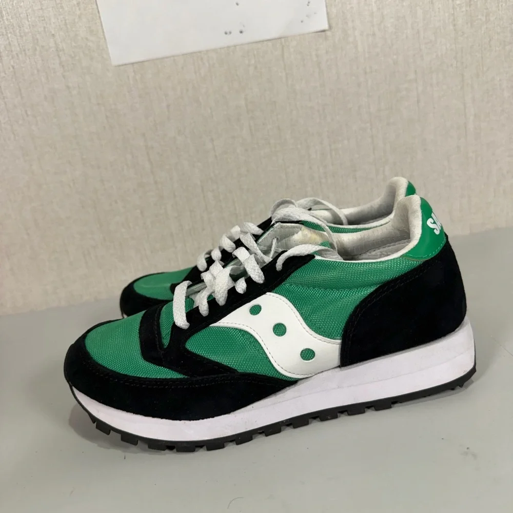 MENS SAUCONY Shoes‎ Size 5.5 Black And Green